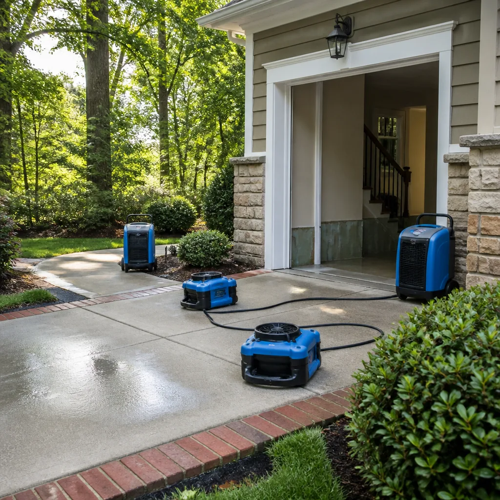 Sewage cleanup