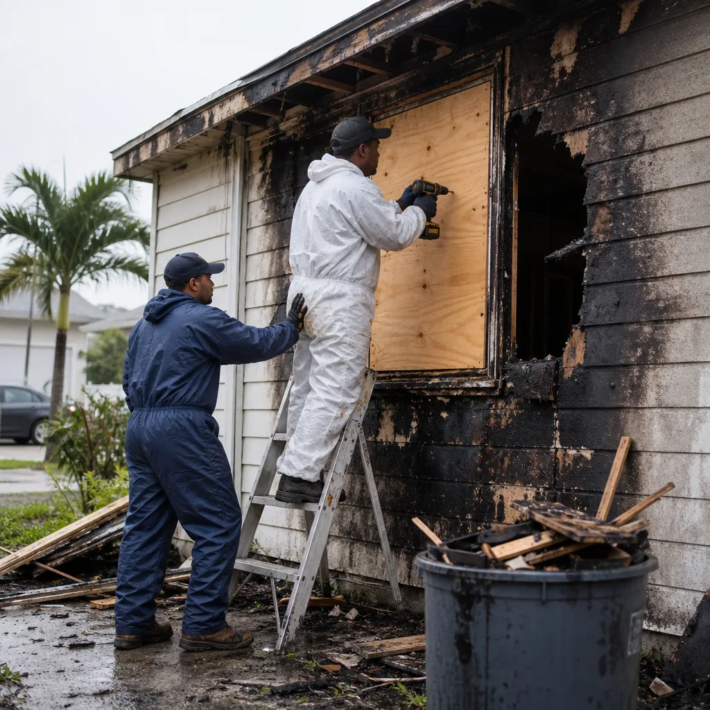 Fire Damage Restoration in Greenacres